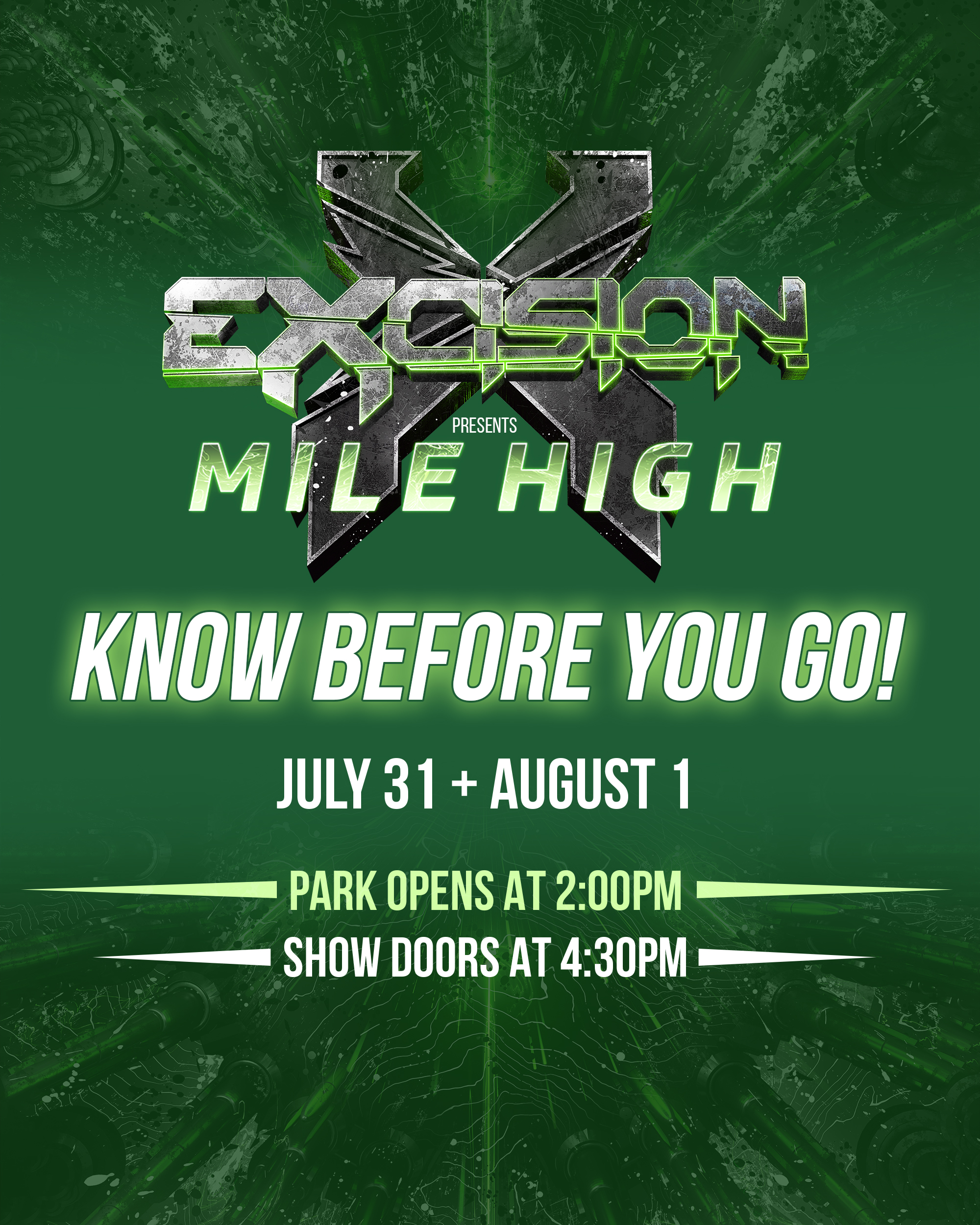 Excision Denver Mile High Know Before You Go